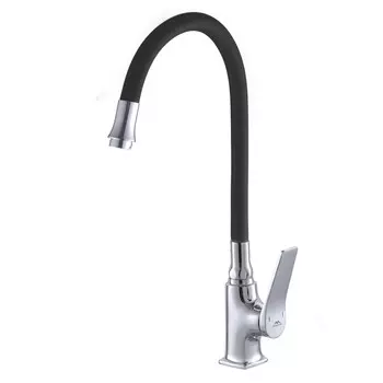 Смеситель для кухни Fashun A4186-7 хром/черный