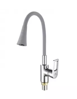 Смеситель для кухни Fashun A4253-B17 хром/серый