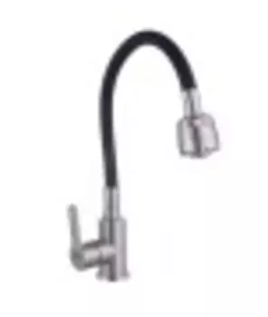 Смеситель для кухни Fashun A54101+N7340 чёрный