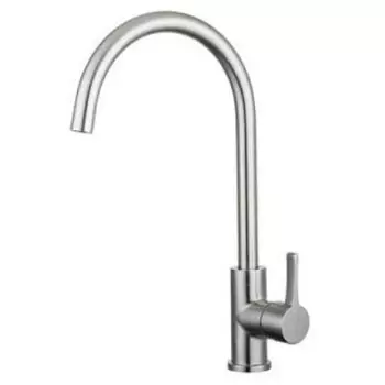 Смеситель для кухни Florentina Альфа SS нержавеющая сталь