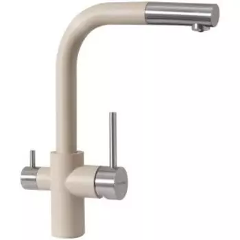 Смеситель для кухни Florentina Кристалл FL Бежевый