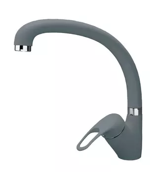 Смеситель для кухни Florentina МИРА Серый шелк