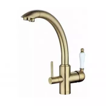 Смеситель для кухни Florentina Шале FL Бронза