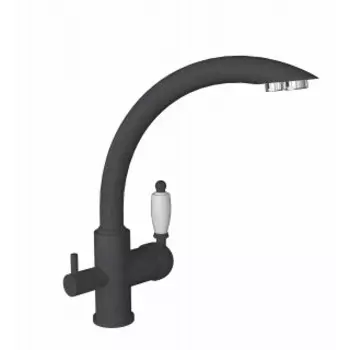 Смеситель для кухни Florentina Шале FL Чёрный