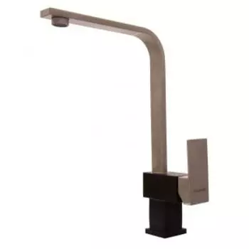 Смеситель для кухни Florentina Сильвер FL Черный