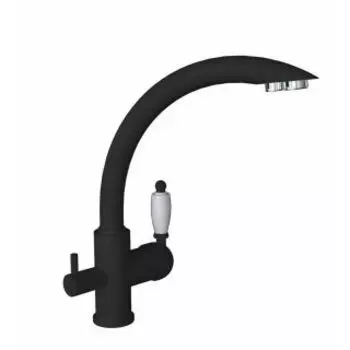 Смеситель для кухни Flortek Шале FK Антрацит