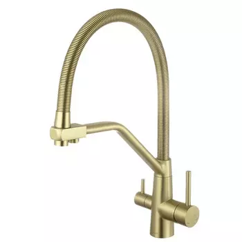 Смеситель для кухни Fmark FS0762C матовое золото