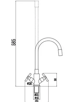 Смеситель для кухни Fmark FS8442-02