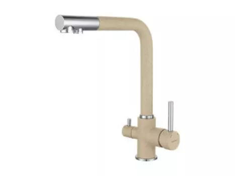 Смеситель для кухни GranFest 3611 бежевый