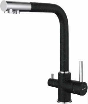 Смеситель для кухни GranFest 3611 черный