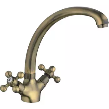 Смеситель для кухни Haiba HB4219-4 бронза