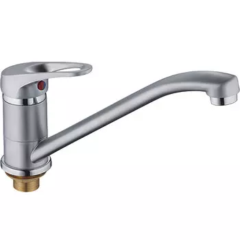 Смеситель для кухни Haiba HB4913-1 серый