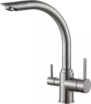 Смеситель для кухни Haiba HB70304 сталь