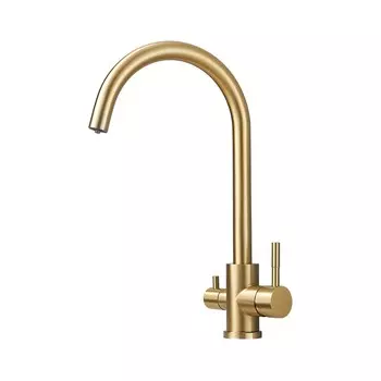 Смеситель для кухни Haiba HB76819-5 матовое золото