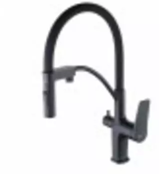 Смеситель для кухни Lemark Bronx LM3761BL