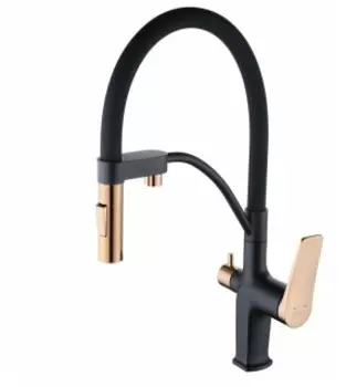 Смеситель для кухни Lemark Bronx LM3761BLR