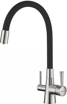 Смеситель для кухни Lemark Comfort LM3075BN-Black