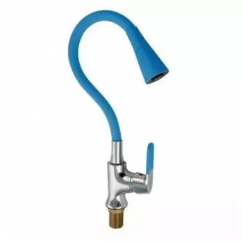 Смеситель для кухни МАК 4109 голубой