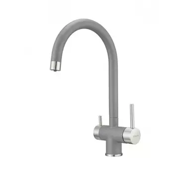 Смеситель для кухни Milacio Ultra MCU.554.GR серый металлик