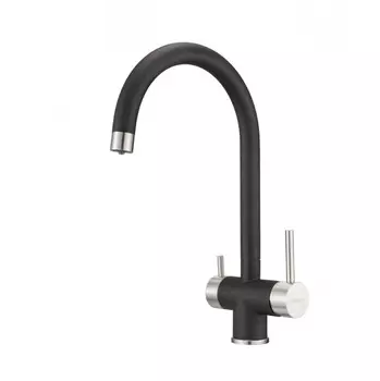 Смеситель для кухни Milacio Ultra MCU.554.MB черный матовый