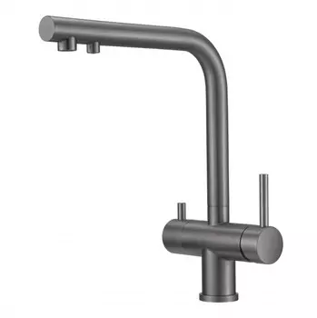 Смеситель для кухни Milacio Ultra MCU.559.GM вороненая сталь