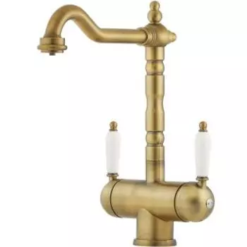 Смеситель для кухни Omoikiri Amagasaki-AB латунь/античная латунь
