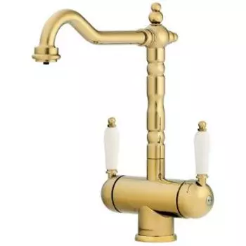 Смеситель для кухни Omoikiri Amagasaki-G латунь/золото