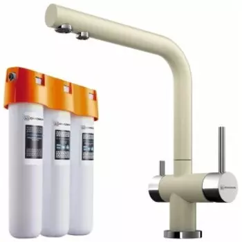 Смеситель для кухни Omoikiri Nagano-BE + Pure drop Lite (Комплект)