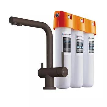Смеситель для кухни Omoikiri Nagano-DC-P + Pure drop Lite Комплект (4048.8028P)