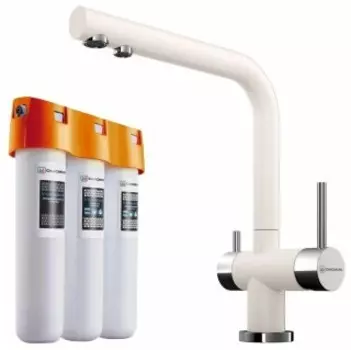 Смеситель для кухни Omoikiri Nagano-PA + Pure drop Lite (Комплект)