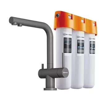 Смеситель для кухни Omoikiri Nagano-PL-P + Pure drop Lite Комплект (4064.8028P)