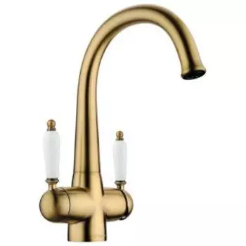 Смеситель для кухни Omoikiri OKINAWA-2-AB (4994254) античная латунь