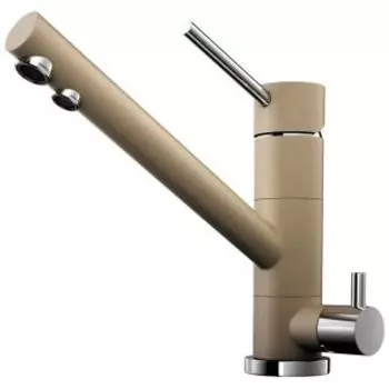 Смеситель для кухни Omoikiri Tonami-CH латунь/гранит/шампань