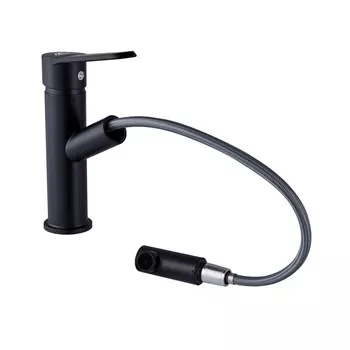 Смеситель для кухни PLSTART PL4009-7 чёрный