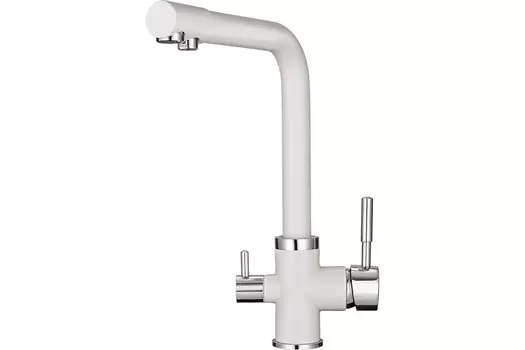 Смеситель для кухни Point PN3103W белый