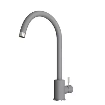 Смеситель для кухни Polygran АЛЬТАИР серый (N14)