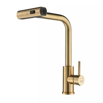 Смеситель для кухни Raffine F203G золотой сатин