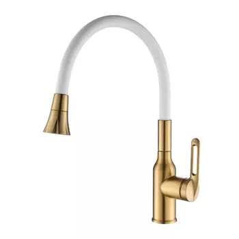 Смеситель для кухни Raffine F303G-1 золотой сатин