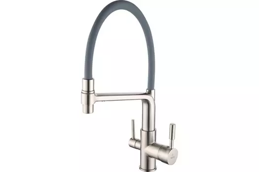 Смеситель для кухни Rose R658L сатин