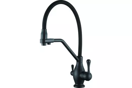 Смеситель для кухни Rose R858H черный