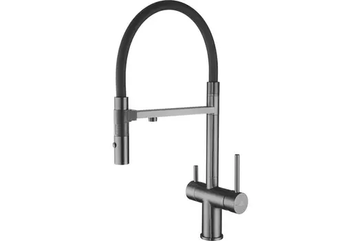 Смеситель для кухни Rose R958T пепельный