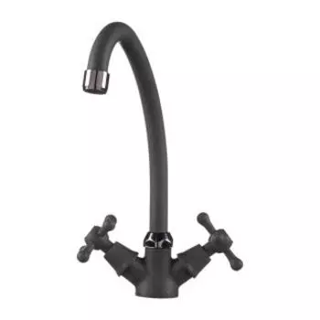 Смеситель для кухни Rossinka Y02-71 серый