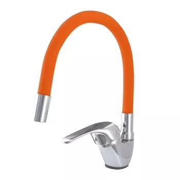 Смеситель для кухни Сантаком stOMEGA 3398-6 оранжевый