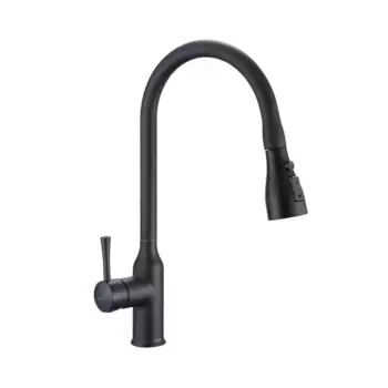 Смеситель для кухни Shevanik S163H черный