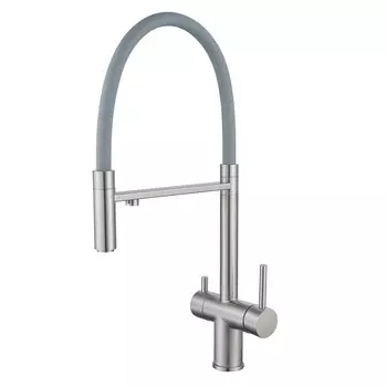 Смеситель для кухни Shevanik S178L сатин