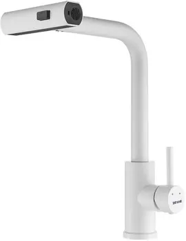 Смеситель для кухни Shevanik S263C белый