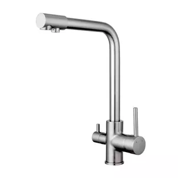 Смеситель для кухни Shevanik S328L сатин