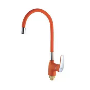 Смеситель для кухни Shevanik S443-4 оранжевый