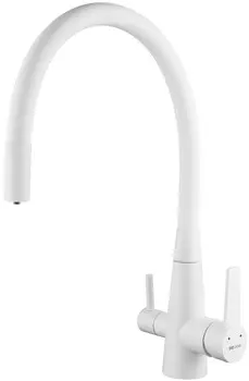 Смеситель для кухни Shevanik S668C белый