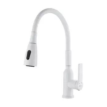 Смеситель для кухни Shevanik S843C-1 белый